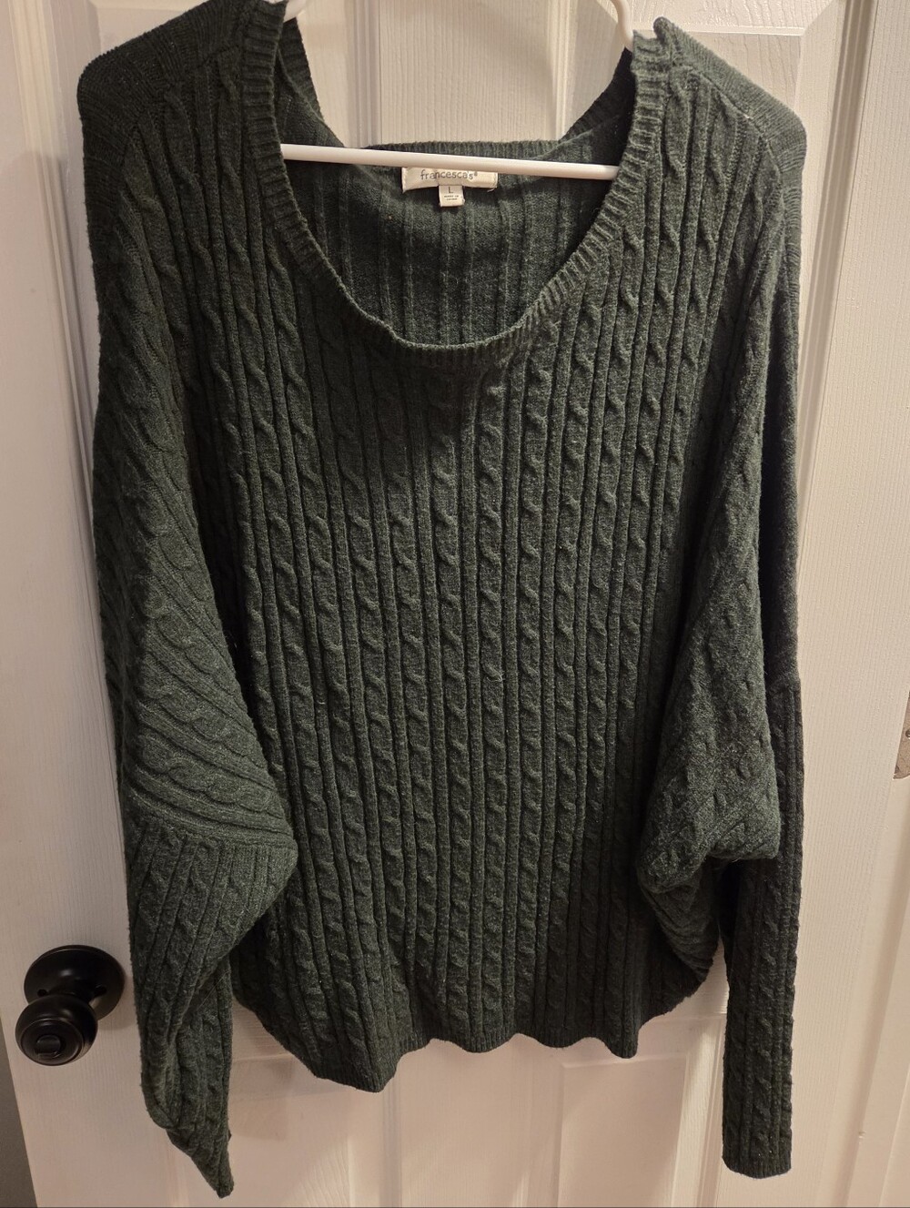 Francescas- Forrest Green Sweater